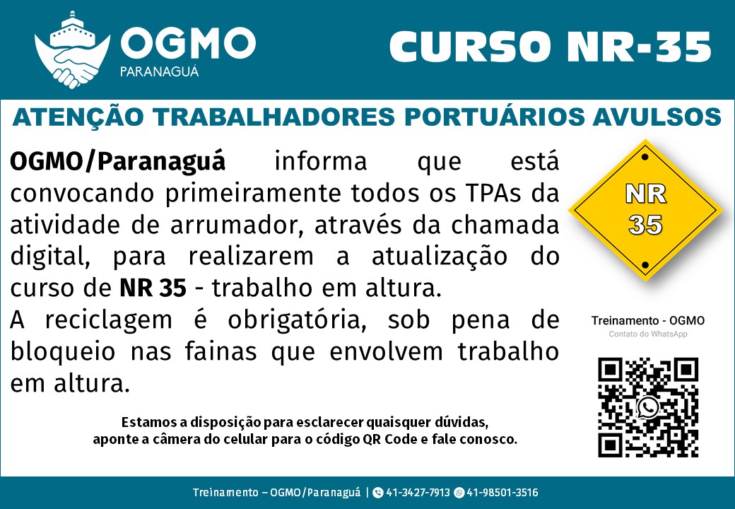 Atualização do curso de NR 35